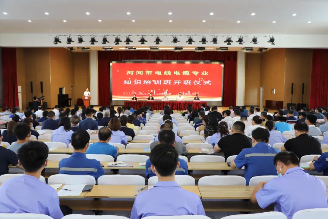 我校教师应邀为河间市电线电缆专业知识培训班授课